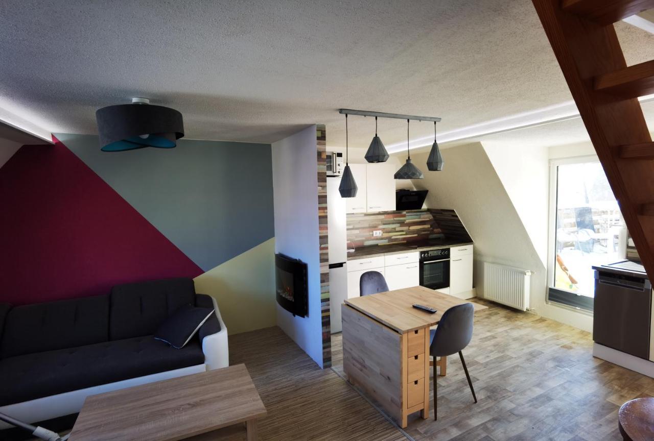 Gemuetliche Dachwohnung Mit Kleiner Oder Grosser Dachterrasse Nebeneinander Вольмирштедт Экстерьер фото