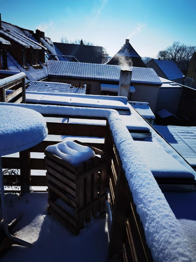 Gemuetliche Dachwohnung Mit Kleiner Oder Grosser Dachterrasse Nebeneinander Вольмирштедт Экстерьер фото