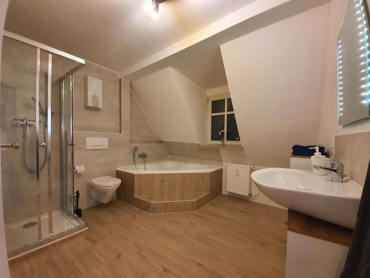 Gemuetliche Dachwohnung Mit Kleiner Oder Grosser Dachterrasse Nebeneinander Вольмирштедт Экстерьер фото